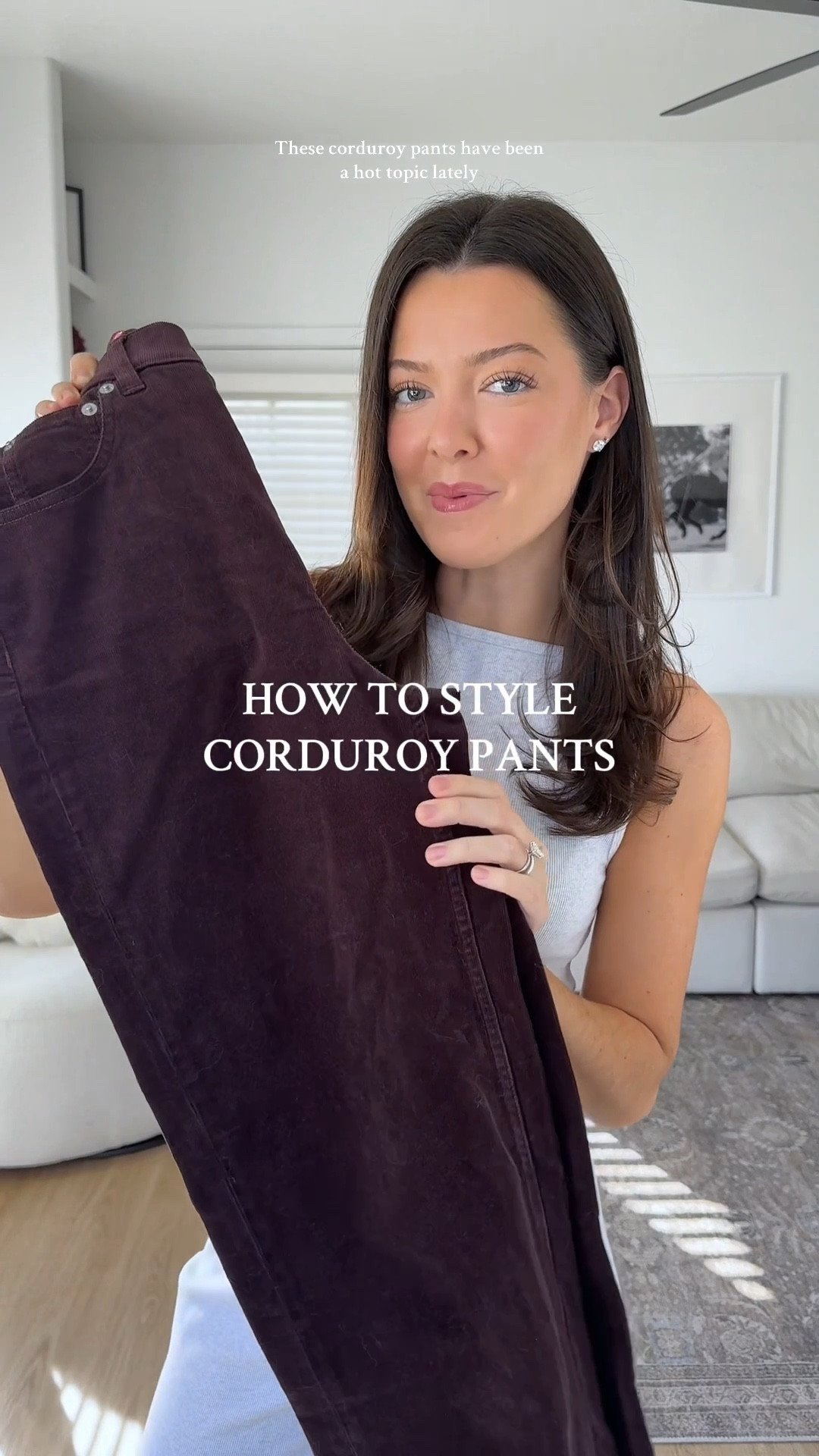 Styling brown wide leg pants! I’m 5’7” wearing size XS in the corduroy pants (linking similar ones too) and S in the top! 

#LTKSeasonal #LTKootd