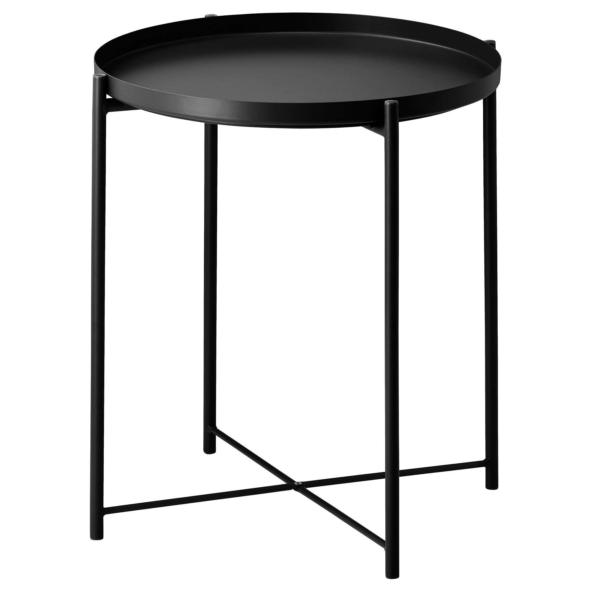 GLADOM Tabletttisch, schwarz, 45x53 cm - IKEA Deutschland | IKEA (DE)