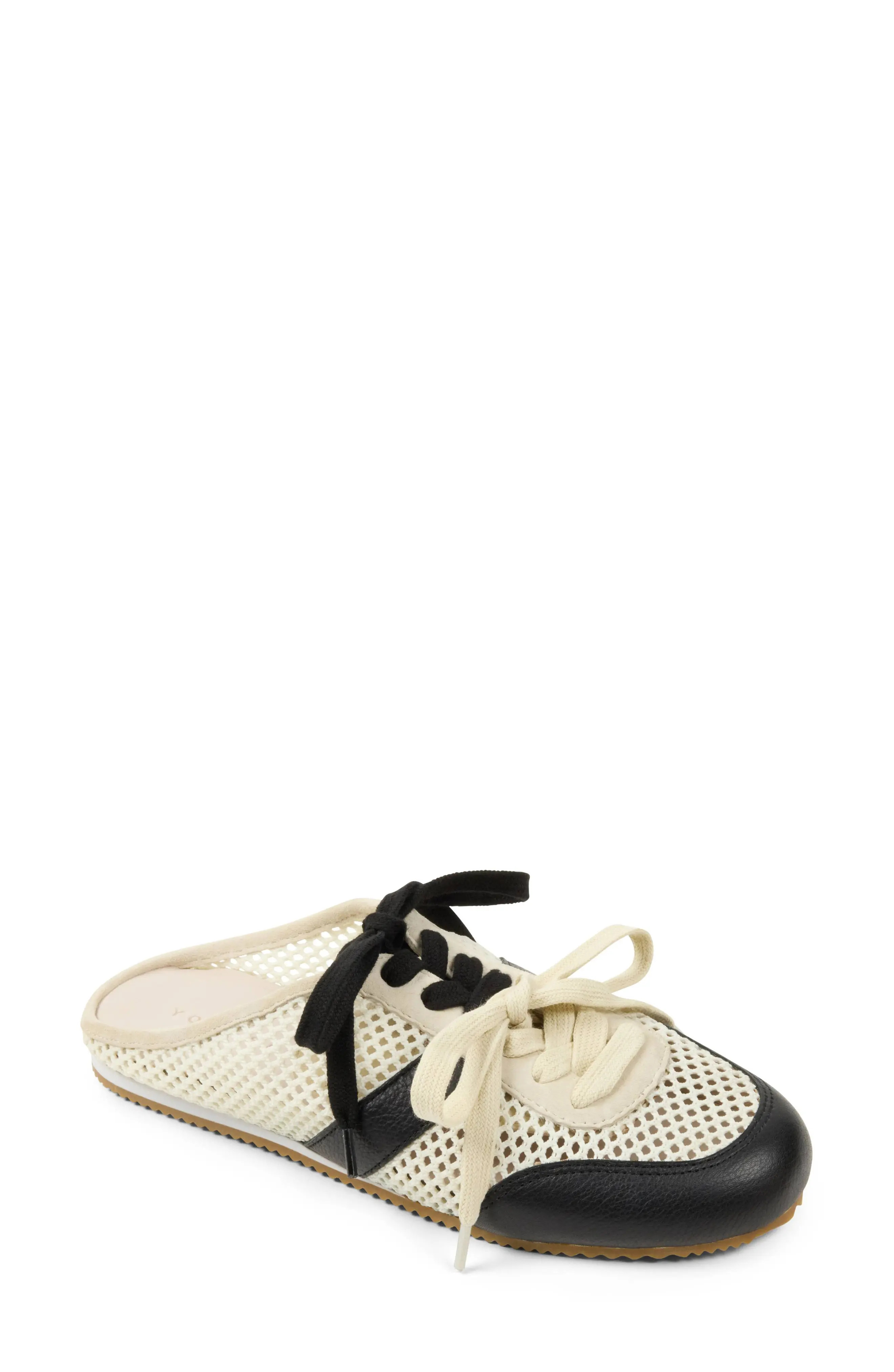 Yosi Samra Kendi Sneaker Mule in Cream/black at Nordstrom, Size 8 | Nordstrom
