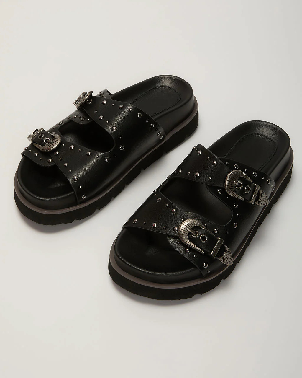 Hadyn Western Studded Buckle Sandal | VICI