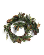 6ft Magnolia And Pine Garland | Plants & Planters | Marshalls | Marshalls