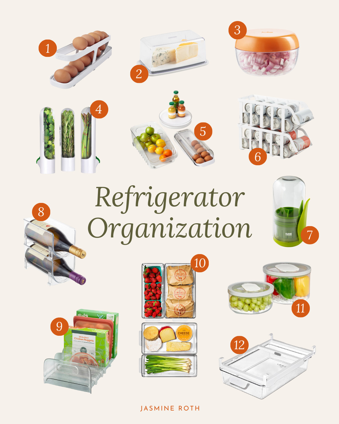 Kitchen Refrigerator Organization 

 #LTKU #LTKHome #LTKFindsUnder50