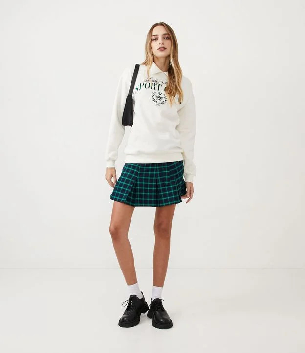 Blusão em Moletom com Estampa Santa Monica Sport Club 1986 Off White | Renner (BR)