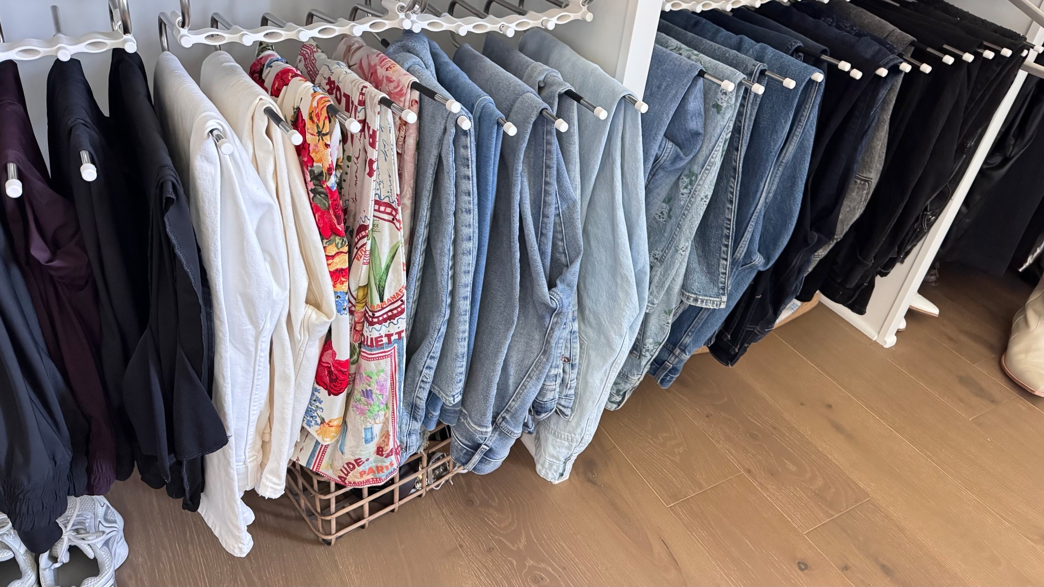 Saves you space and keeps you organized! Hands-down, the best hangers for pants. 

#LTKSaleAlert #LTKHome #LTKFindsUnder50