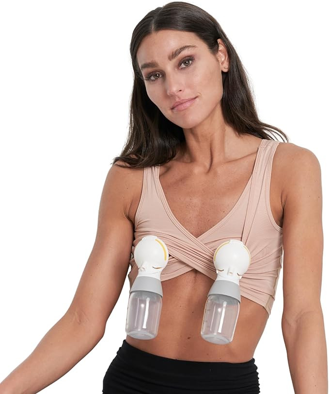 Larken Hands Free Pumping Bra for Breastfeeding | Breast Pump - Maternity Bras for Pregnancy, Pum... | Amazon (US)