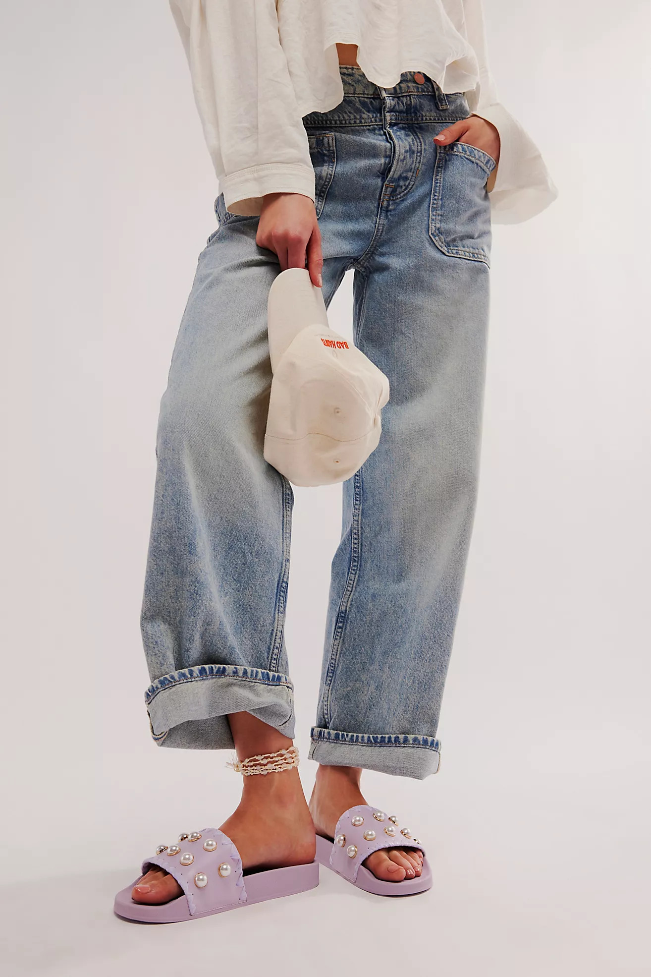 Cali Pearl Pool Slides | Free People (Global - UK&FR Excluded)