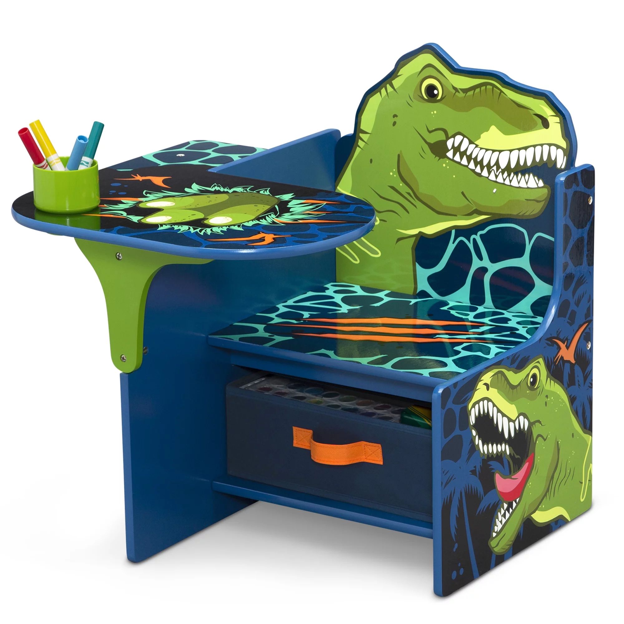 Delta Children Dinosaur Chair Desk with Storage Bin - Greenguard Gold Certified | Walmart (US)