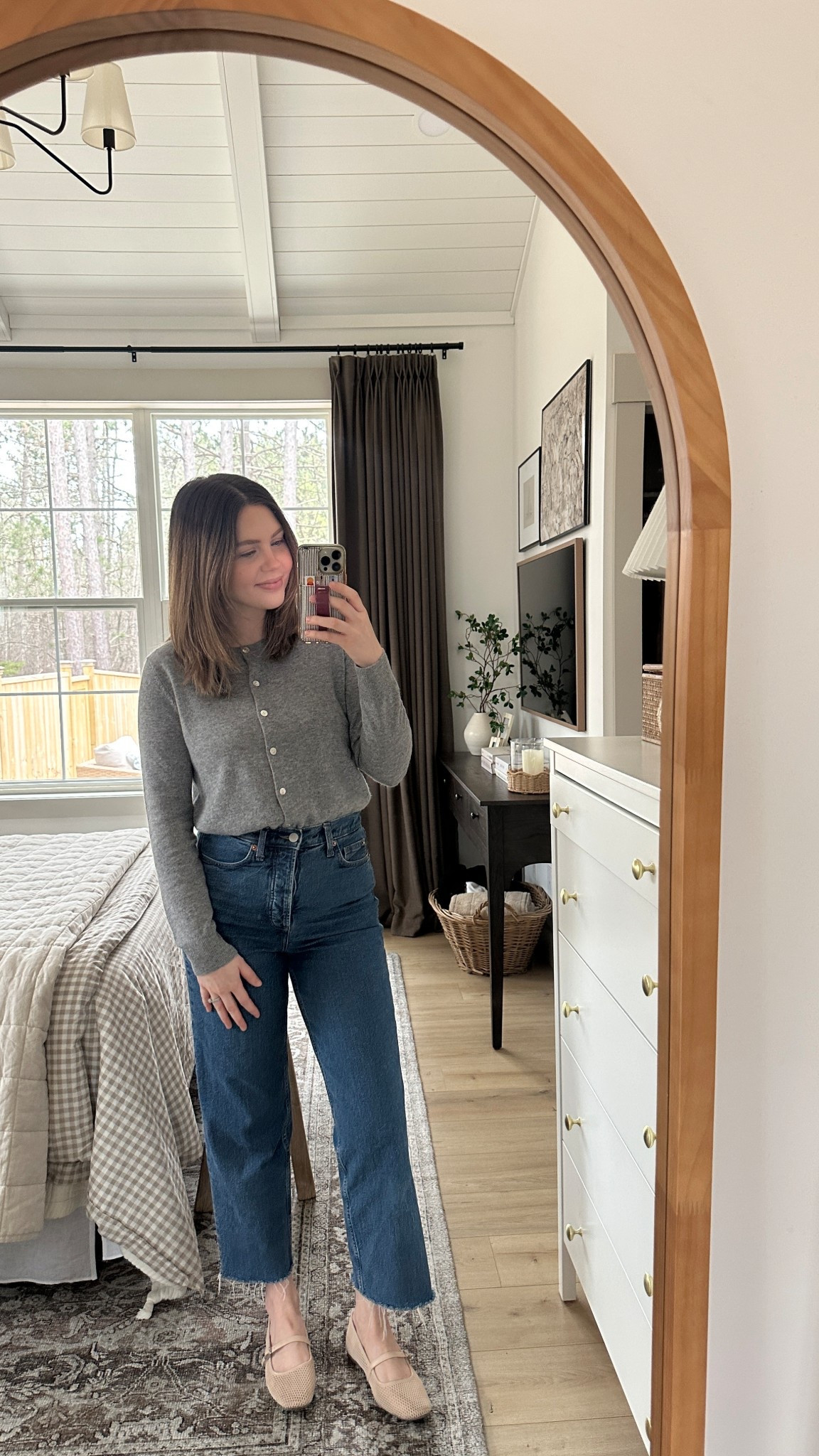 Today’s outfit 🤍 Loving this new cardigan from Quince! 

#LTKFindsUnder50 #LTKStyleTip #LTKFindsUnder100