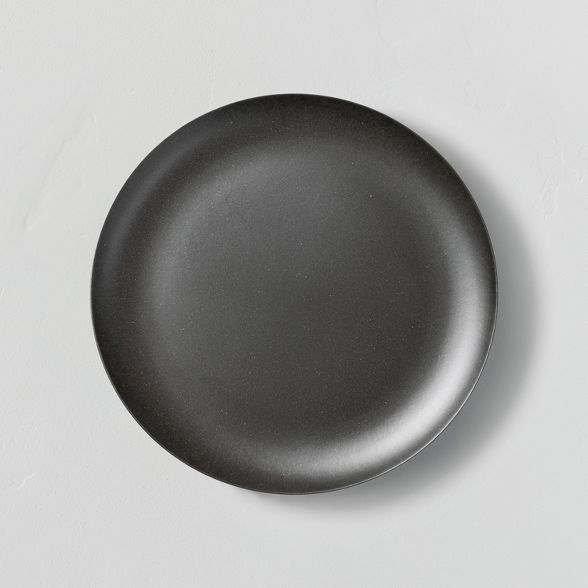 Bamboo Melamine Dinner Plate Solid Dark Gray - Hearth & Hand™ with Magnolia | Target