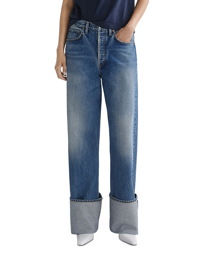 Agolde Big Cuff High Rise Straight Jeans in Liberty | Bloomingdale's (US)