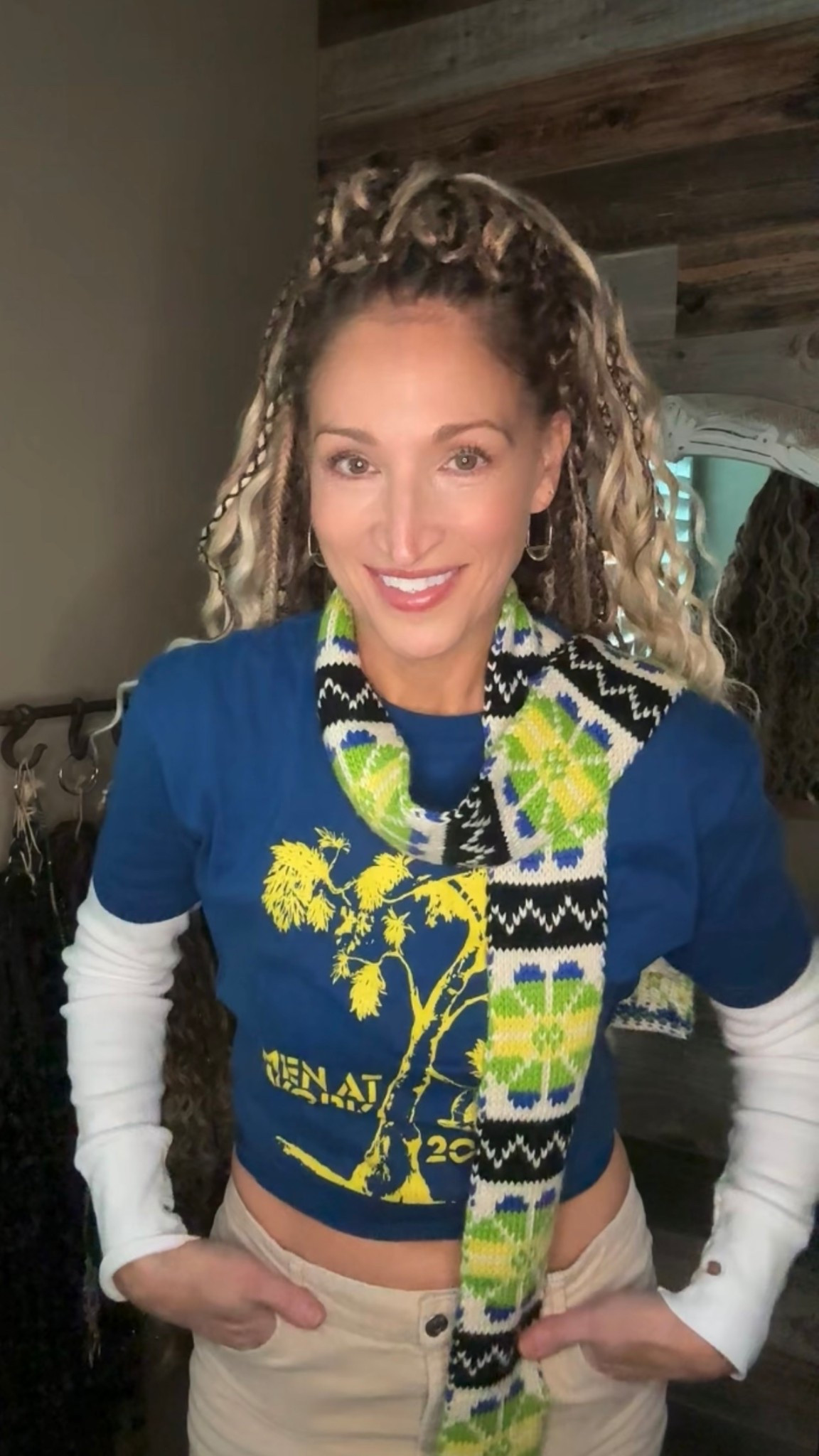 Cute warm accessory. This Northern Lights  comes as a set with a stocking cap and is on super sale!

#LTKSeasonal #LTKootd #LTKSaleAlert