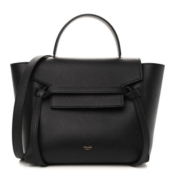 CELINE

Grained Calfskin Micro Belt Bag Black | Fashionphile