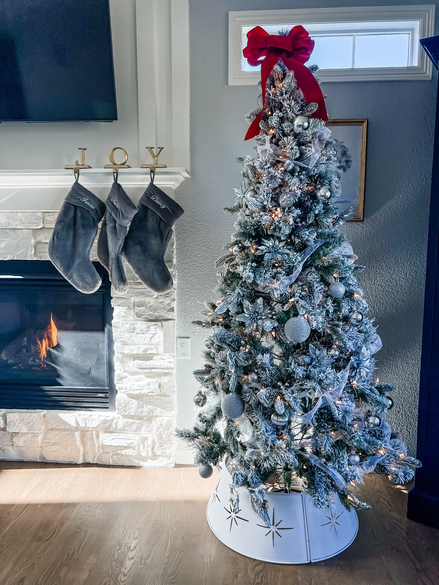 Holiday decor featuring our tree and stocking! We’ve had both this pottery barn Christmas tree and alpaca stocking for a number of years. 

Holiday decor. Christmas tree. Stockings. Christmas decor. Seasonal decor. 

#LTKSeasonal #LTKHome #LTKHoliday