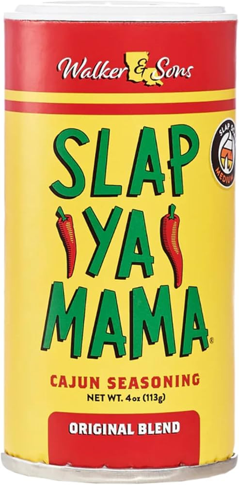 Slap Ya Mama Cajun Seasoning from Louisiana, Original Blend, No MSG and Kosher, 4 Ounce | Amazon (US)