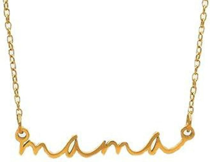 Mama Necklace, Sentimental Unique Gift for Mothers, Gold Mom Jewelry, Women's mother’s day neck... | Amazon (US)