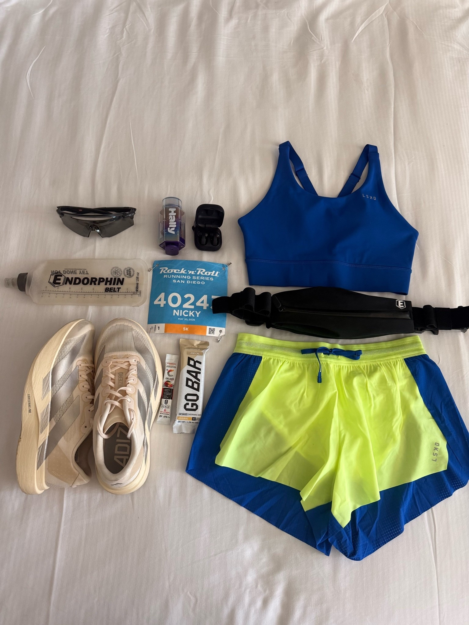 My race day details! 
@LSKD set size small 
@oakley glasses 
@adidas evo sneakers 
@sony LinkBuds

#LTKActive #LTKSeasonal #LTKfitnessgoals
