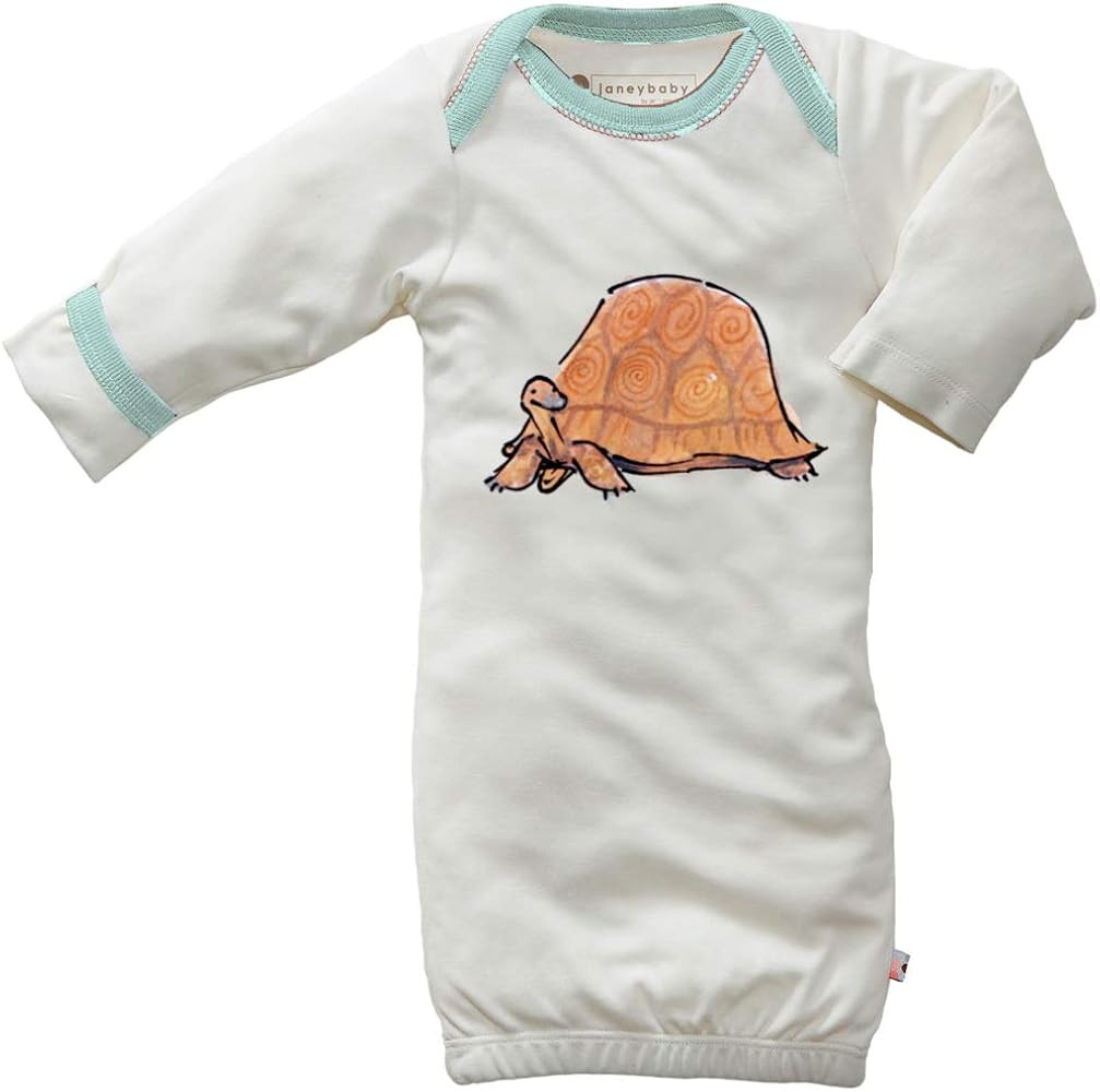 Babysoy Jane Goodall Animal Long Sleeve Newborn Gown/Bundler Infant Sleep Sacs | Amazon (US)