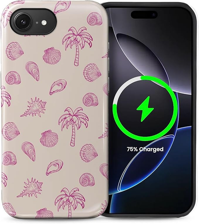 for iPhone 16E Case for Women Girl Men Boy, Compatible with MagSafe, Shockproof Soft Silicone & H... | Amazon (US)