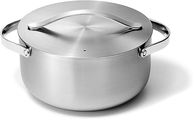 Caraway Stainless Steel Dutch Oven (4.5 Qt) - 5-Ply Stainless Steel - Oven Safe & Stovetop Agnost... | Amazon (US)