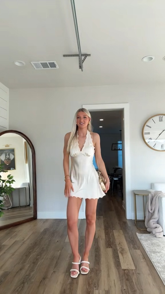 White mini dress outfit - formal inspo 

#LTKootd #LTKgrwm #LTKBeauty