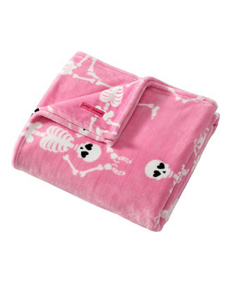 Betsey Johnson Halloween Printed Ultra Soft Plush Blanket, 70" x 50" - Macy's | Macy's