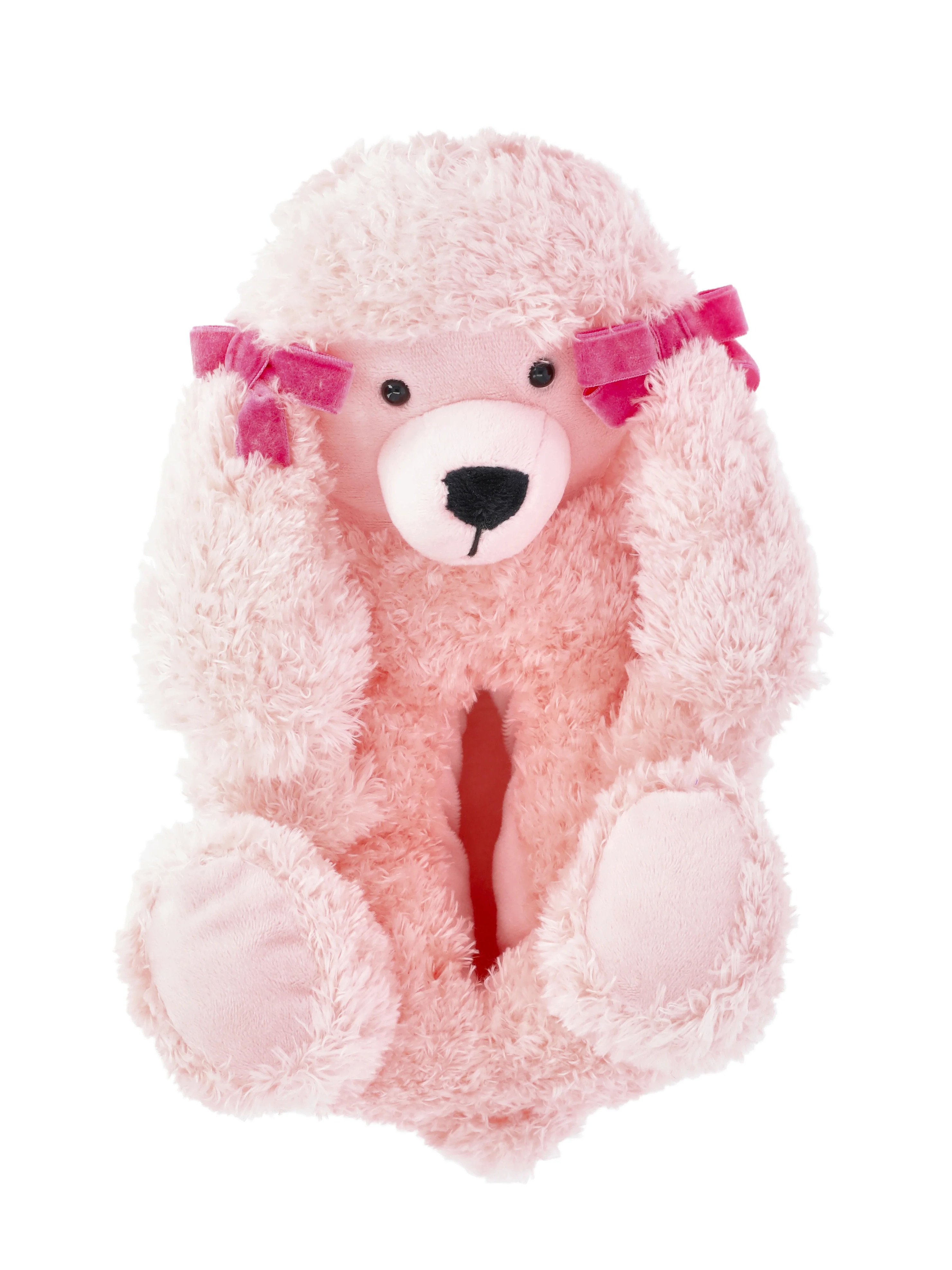 Wonder Nation Toddler and Big Girls Poodle Slippers - Walmart.com | Walmart (US)