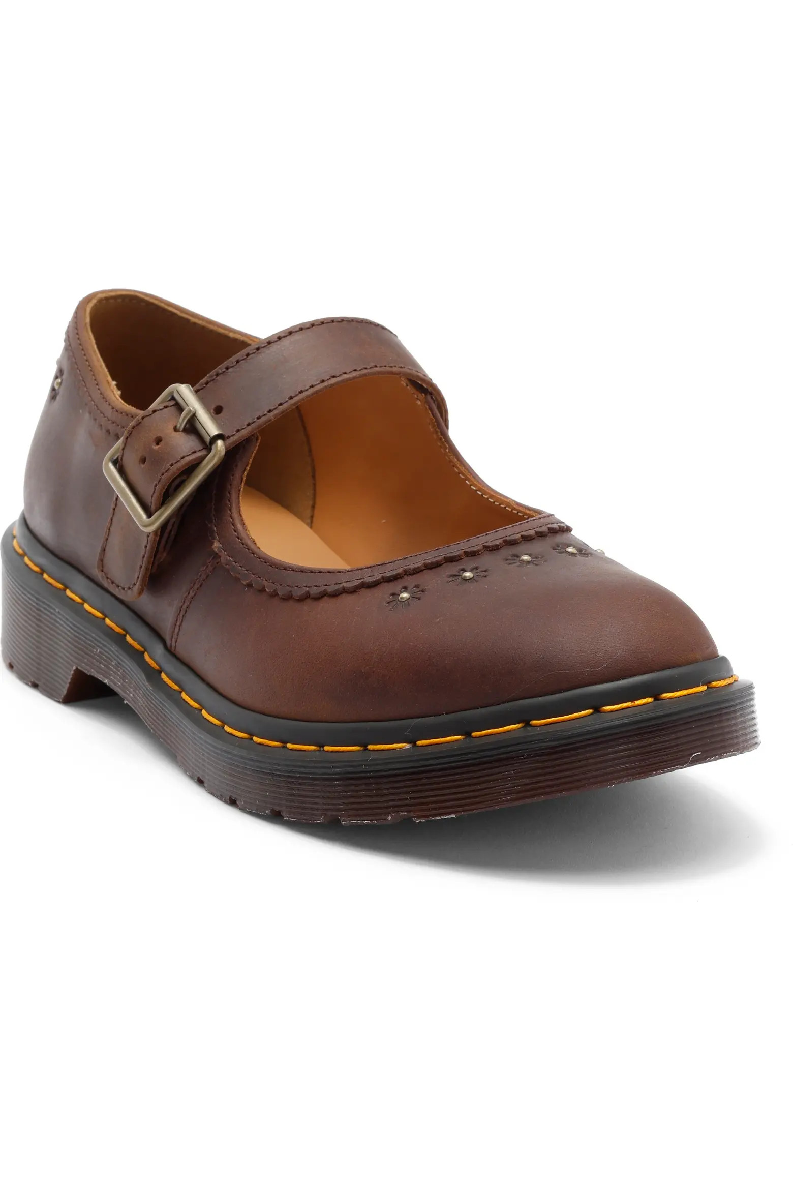 Dr. Martens Flower Mary Jane Flat (Women) | Nordstrom | Nordstrom