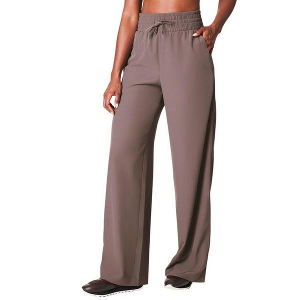 Women's Spanx One the Move Wide Leg Pants Large Smoke | Scheels Sports