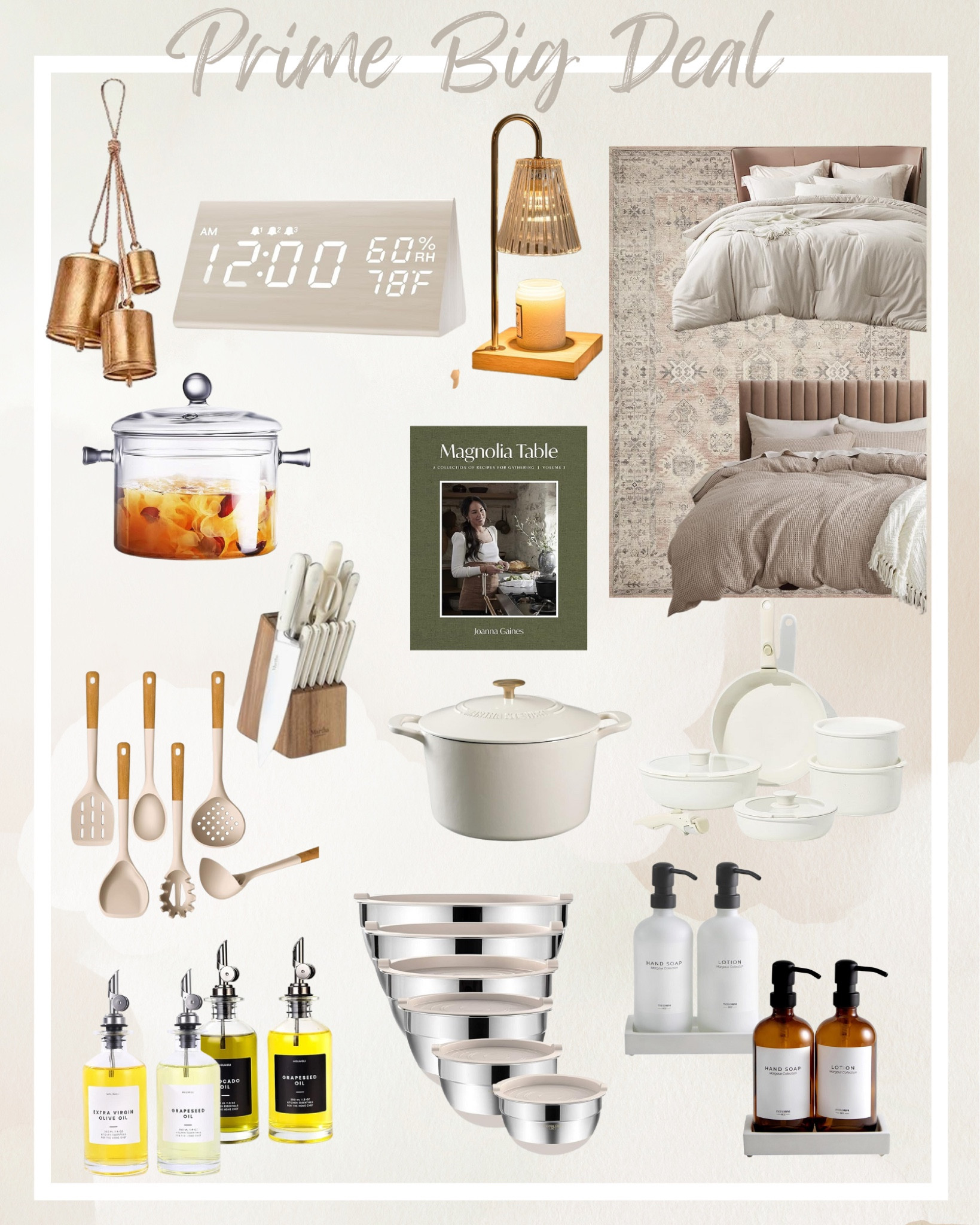 Amazon Prime Big deals on home items and kitchen items!  Neutral home - neutral style - Amazon home - bedroom home decor 

#LTKhome #LTKxPrime #LTKGiftGuide