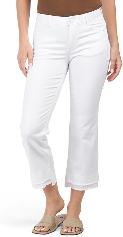 Democracy Women's Double Layer Frayed Hems Itty Bitty, Double Frayed Optic White, 10 | Amazon (US)