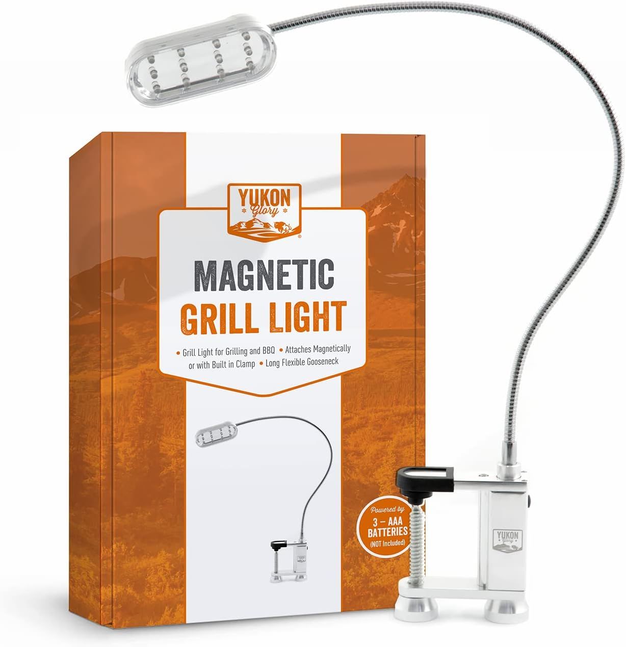 Yukon Glory™ Bright and Durable Magnetic LED Grill Light for Grilling and BBQ, Attaches Magneti... | Amazon (US)