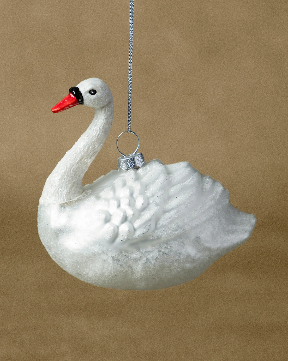 Hand-Painted Glass Swan Ornament | McGee & Co. (US)