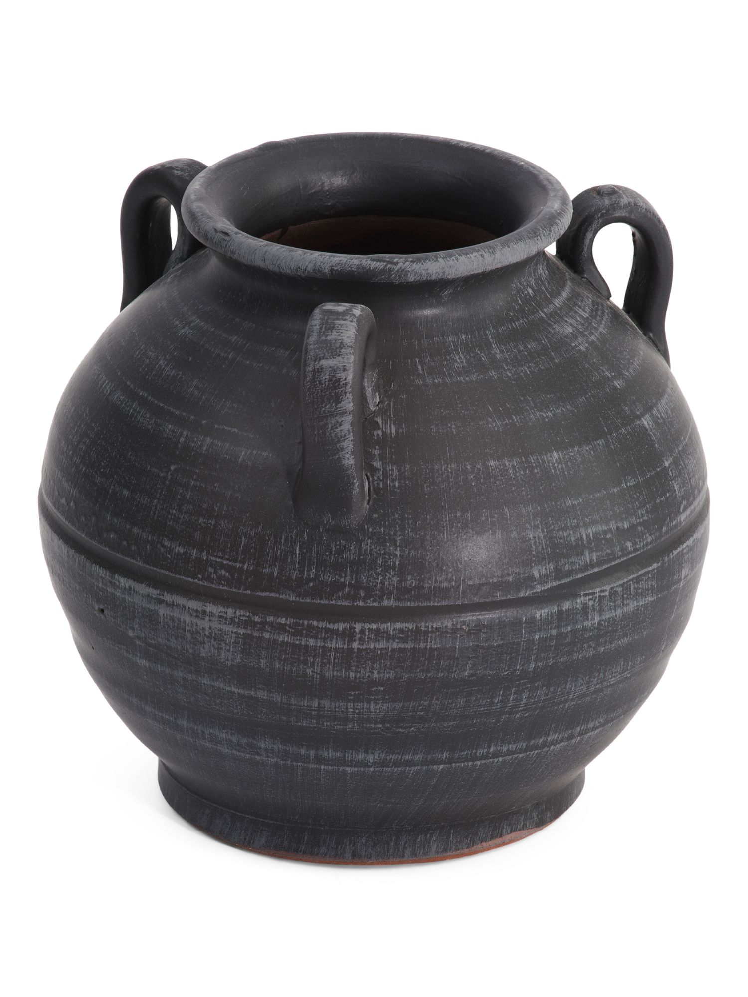 8x8in Handled Ceramic Planter Vase | TJ Maxx