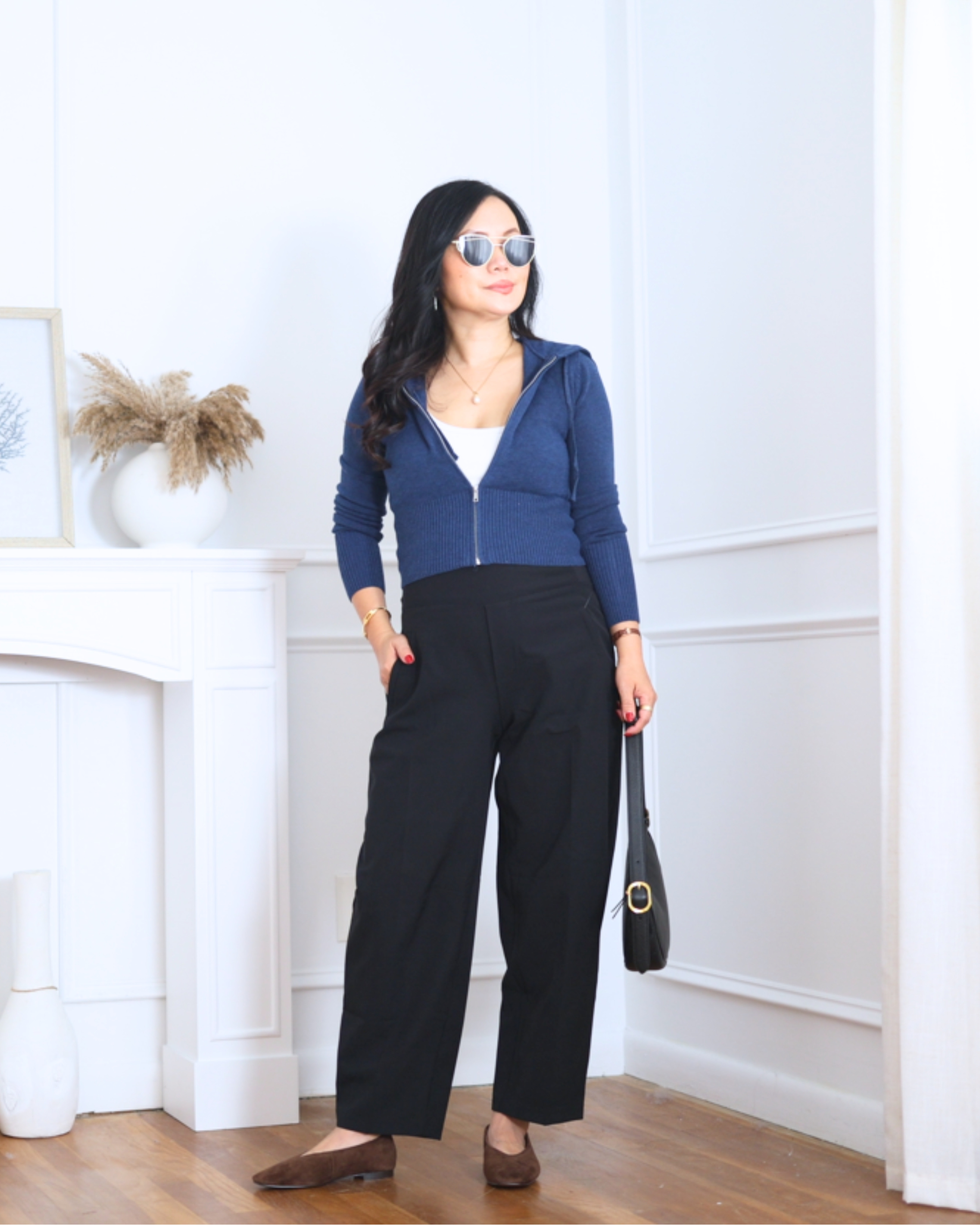 I’ve been reaching for this SCENARIO sweater from Walmart nonstop. The fit is so flattering and it’s one of those pieces that goes with practically everything. I’m wearing size xs. Pairing with this Barrel leg pants. 

 #LTKSeasonal #LTKOver40 #LTKPetite