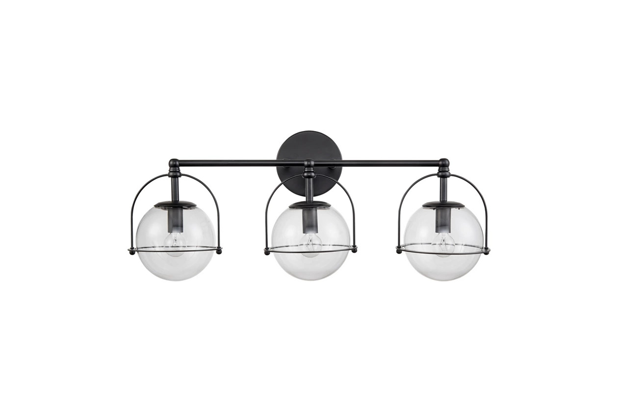 Elk Home 3-Light Vanity Light in Matte Black | Ashley Homestore