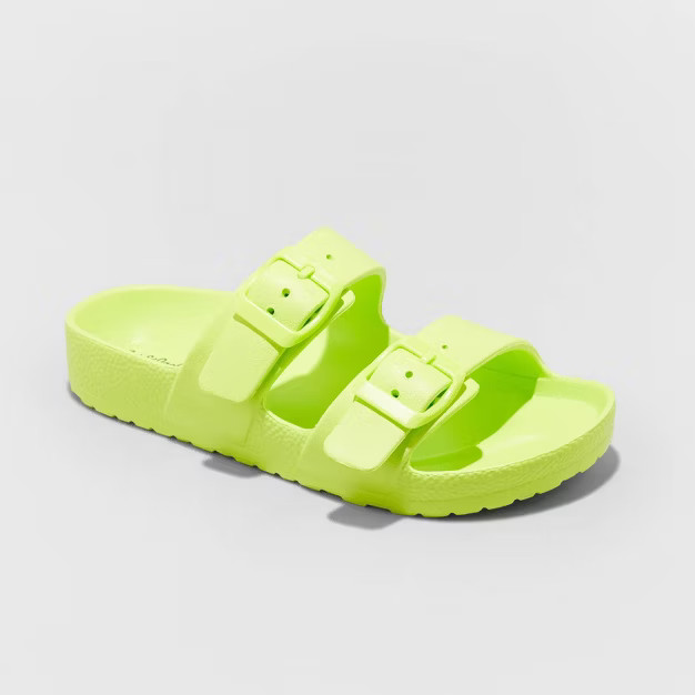 Kids' Noa Slip-On Footbed Sandals - Cat & Jack™ | Target