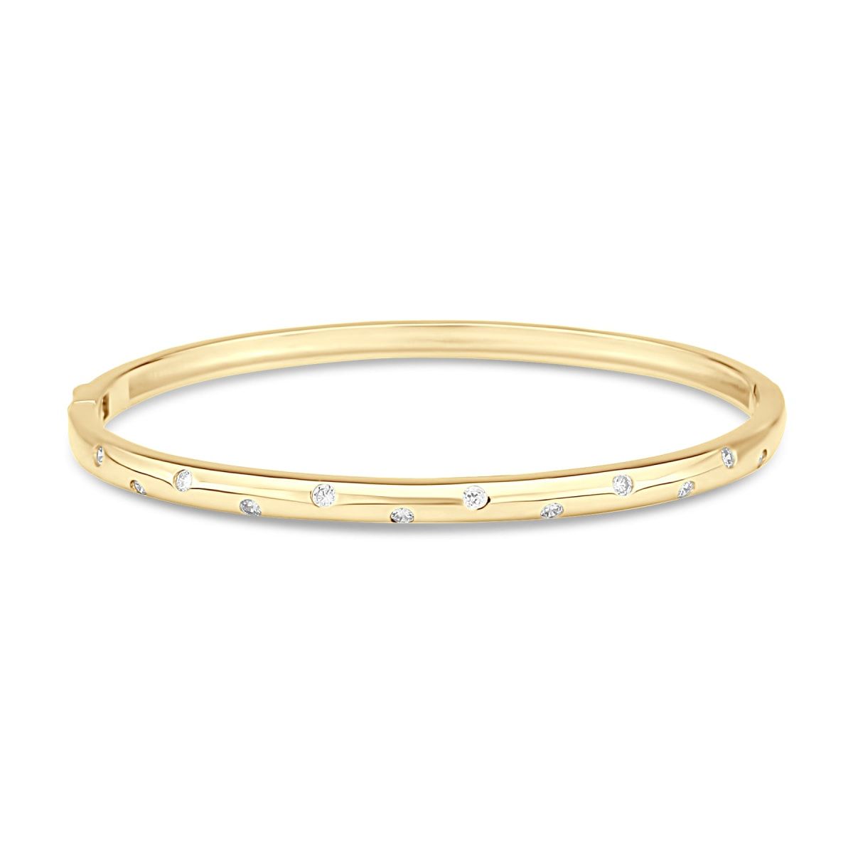 Scattered Stone Bangle - Silver | Wolf & Badger (US)