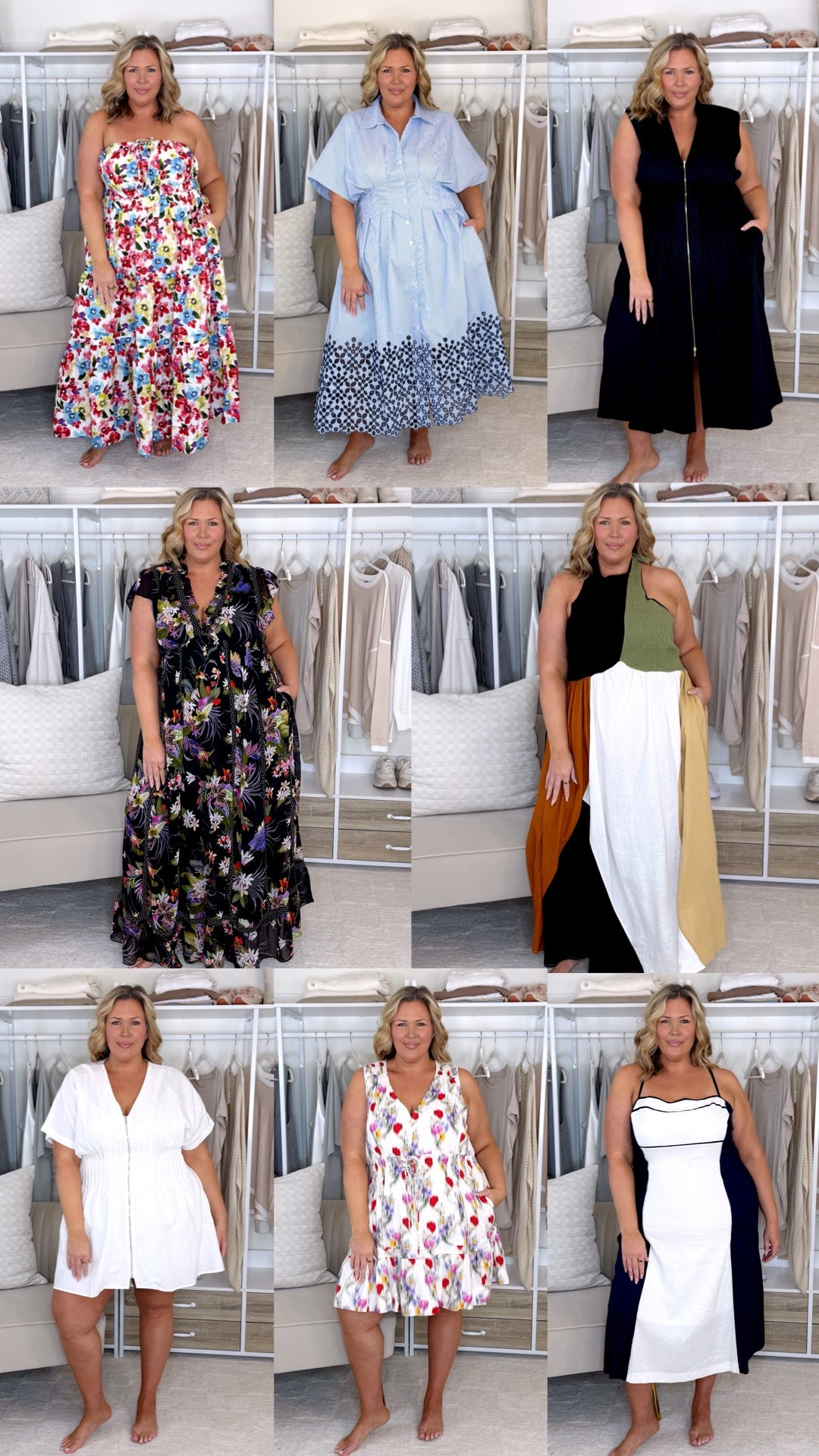 Anthro dress haul!! First floral dress is true to size 2X. Second blue dress is a 2X but runs generous. Third dress is a 2X. Fourth floral dress is a 2X. Fifth dress runs generous and would size down to a 1X. Sixth dress is a 2X. Seventh floral dress runs generous and would size down to a 1X. Last dress is a 2X.

#LTKSeasonal #LTKMidsize #LTKPlusSize