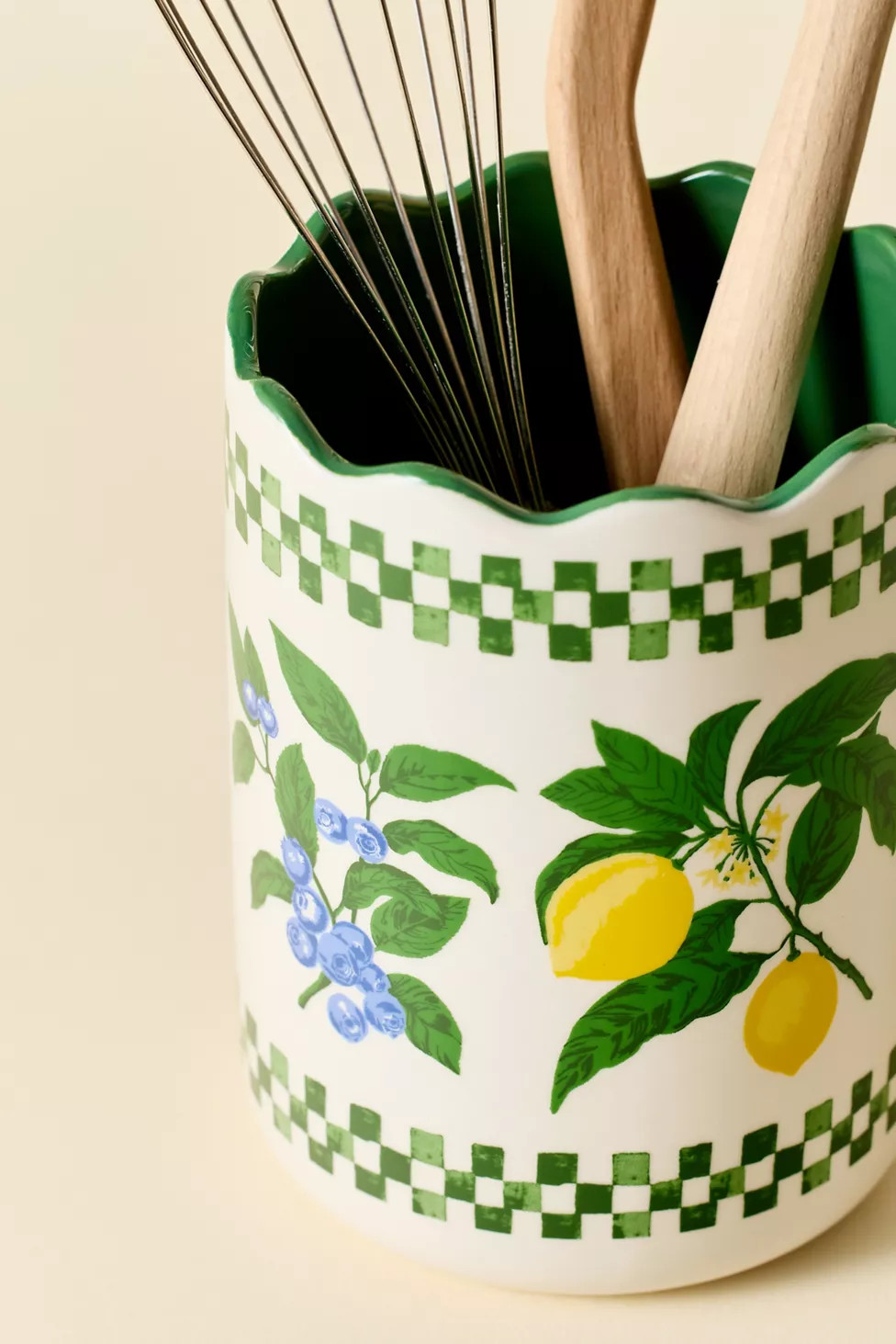 Emily Icon Ceramic Utensil Holder | Urban Outfitters (US and RoW)