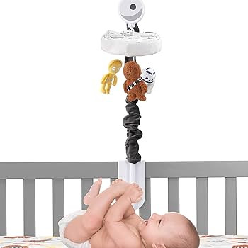 Lambs & Ivy Star Wars Signature Millennium Falcon Musical Baby Crib Mobile Toy | Amazon (US)