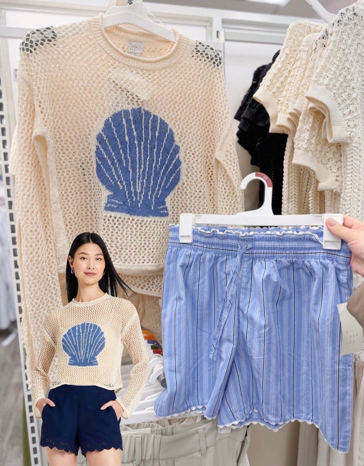 Packing for summer trips? This seashell sweater is the perfect lightweight layer! Pair it with these cute shorts! 

#Target #TargetFinds #TargetNewArrivals #LTKStyle

#LTKootd #LTKTravel #LTKgrwm