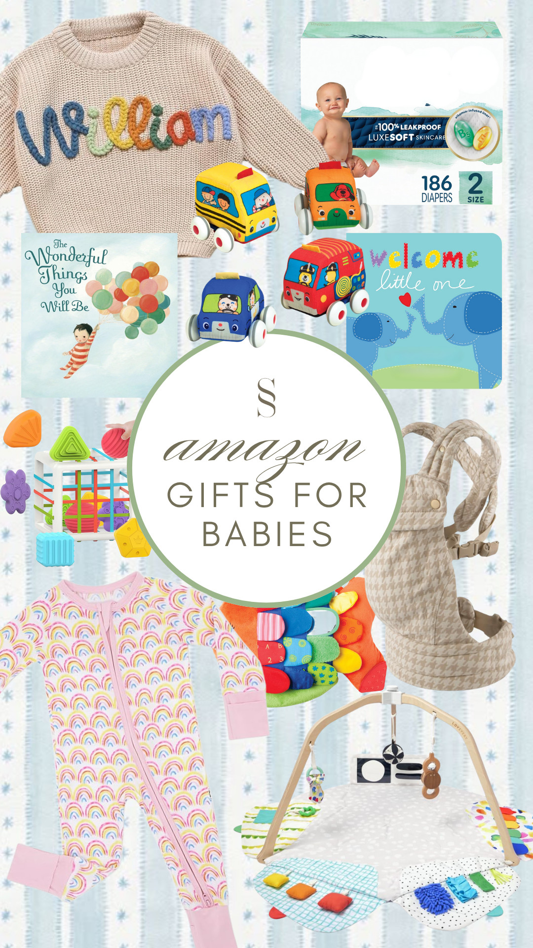 Affordable, thoughtful, and oh-so-cute 
Rounding up my favorite Amazon baby gifts that are perfect for new arrivals, nurseries, and shower surprises 
Shop them all on LTK 

#AmazonFinds #BabyGiftIdeas #LTKGiftGuide #AmazonGifts #AffordableBabyGifts #LTKHoliday #BabyFavorites 

 