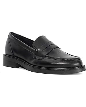 Dune London Ladies GIYA Leather Almond Toe Loafers Size UK 7 Black | Amazon (UK)