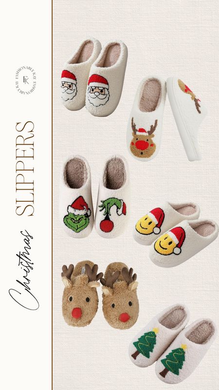 It’s cozy slipper season 🥰😍 All of these are available on Amazon! The cutest options for this season 🎄✨

Christmas slippers, holiday slippers, reindeer slippers, Santa hat, reindeers, the grinch, Santa slippers 

#LTKfindsunder50 #LTKHoliday #LTKhome