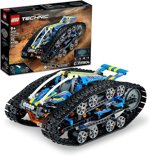 LEGO Technic App-Controlled Transformation Vehicle 42140, Off Road Remote Control Car, Building C... | Amazon (US)