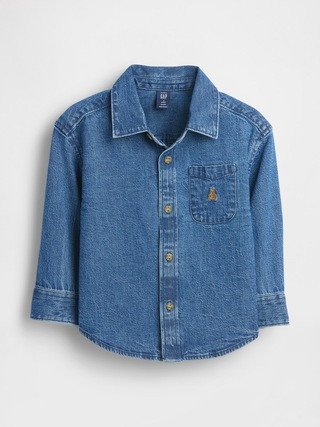 Baby & Toddler Denim Big Shirt | Gap (CA)
