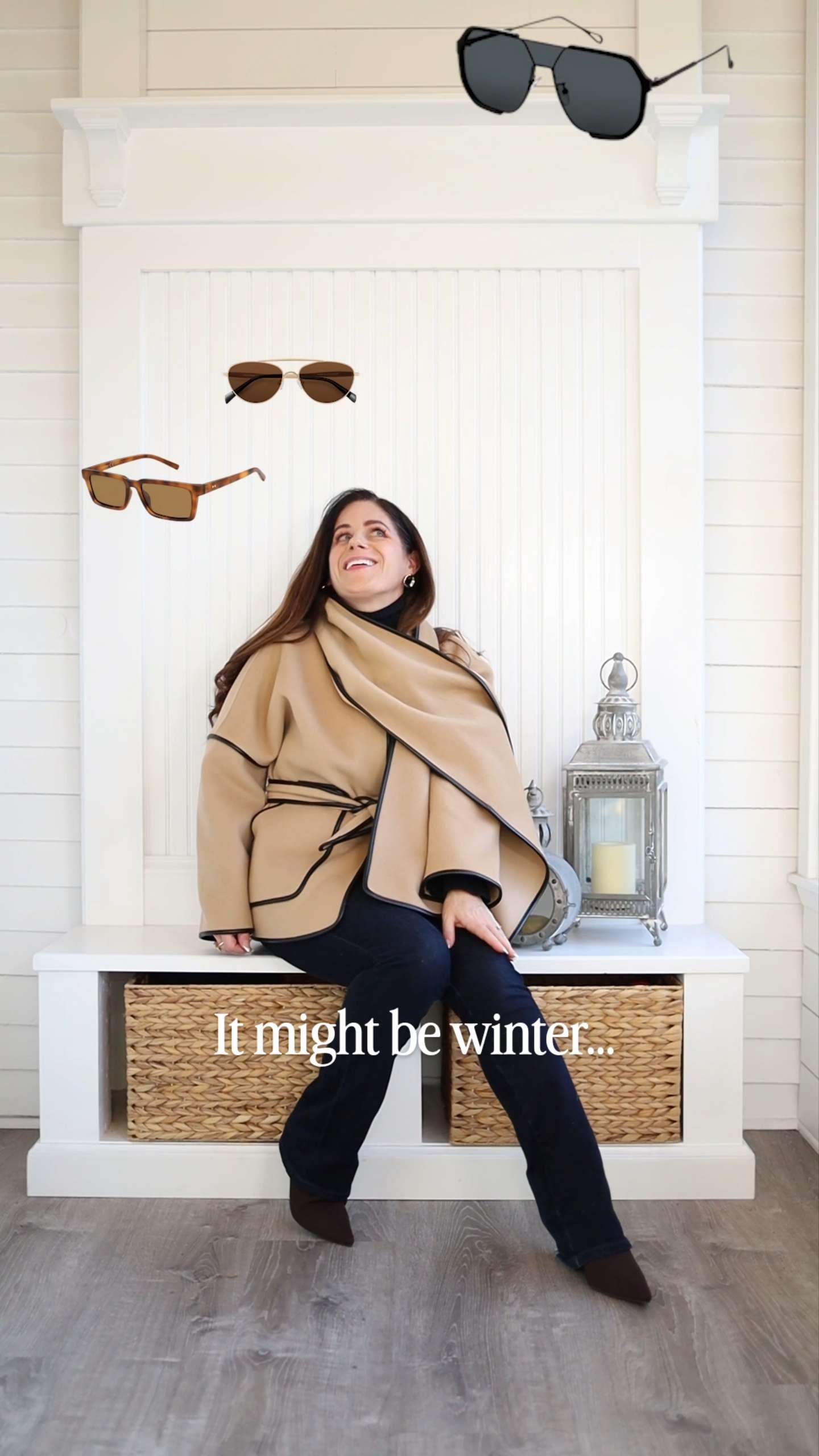 Designer vibes. All under $16! Yes, these chic sunglasses give luxury vibes at an Amazon price point. They're lightweight,  flattering, and shockingly good quality. Each comes with a cleaning cloth and drawstring bag. Use code ANCHOREVL for 15% off.

resort wear | sunglasses | aviator sunglasses | scarf coat | affordable sunglasses | travel outfit  

 #LTKOver40 #LTKFindsUnder50 #LTKTravel
