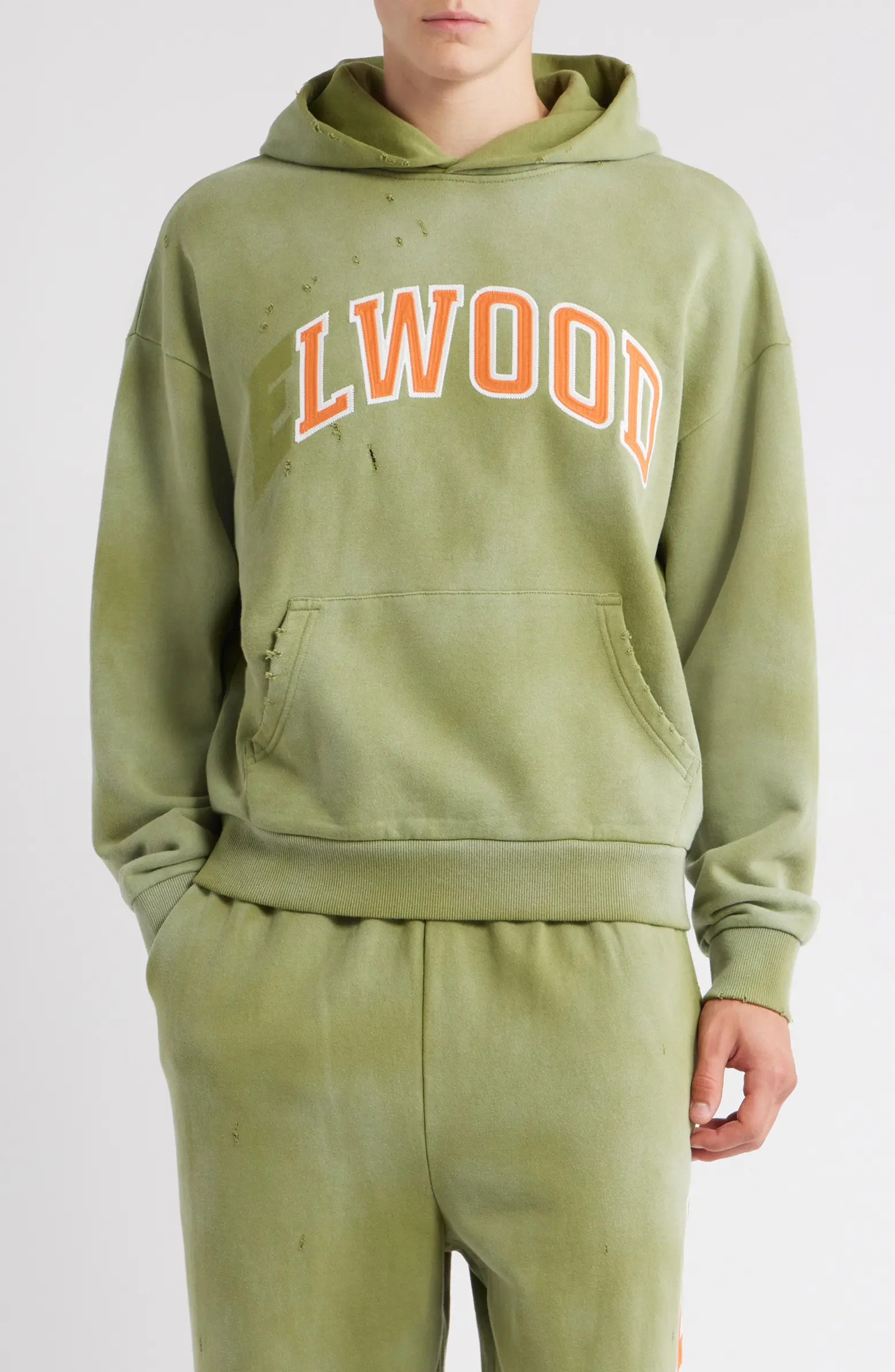 Fireside Distressed Logo Hoodie | Nordstrom