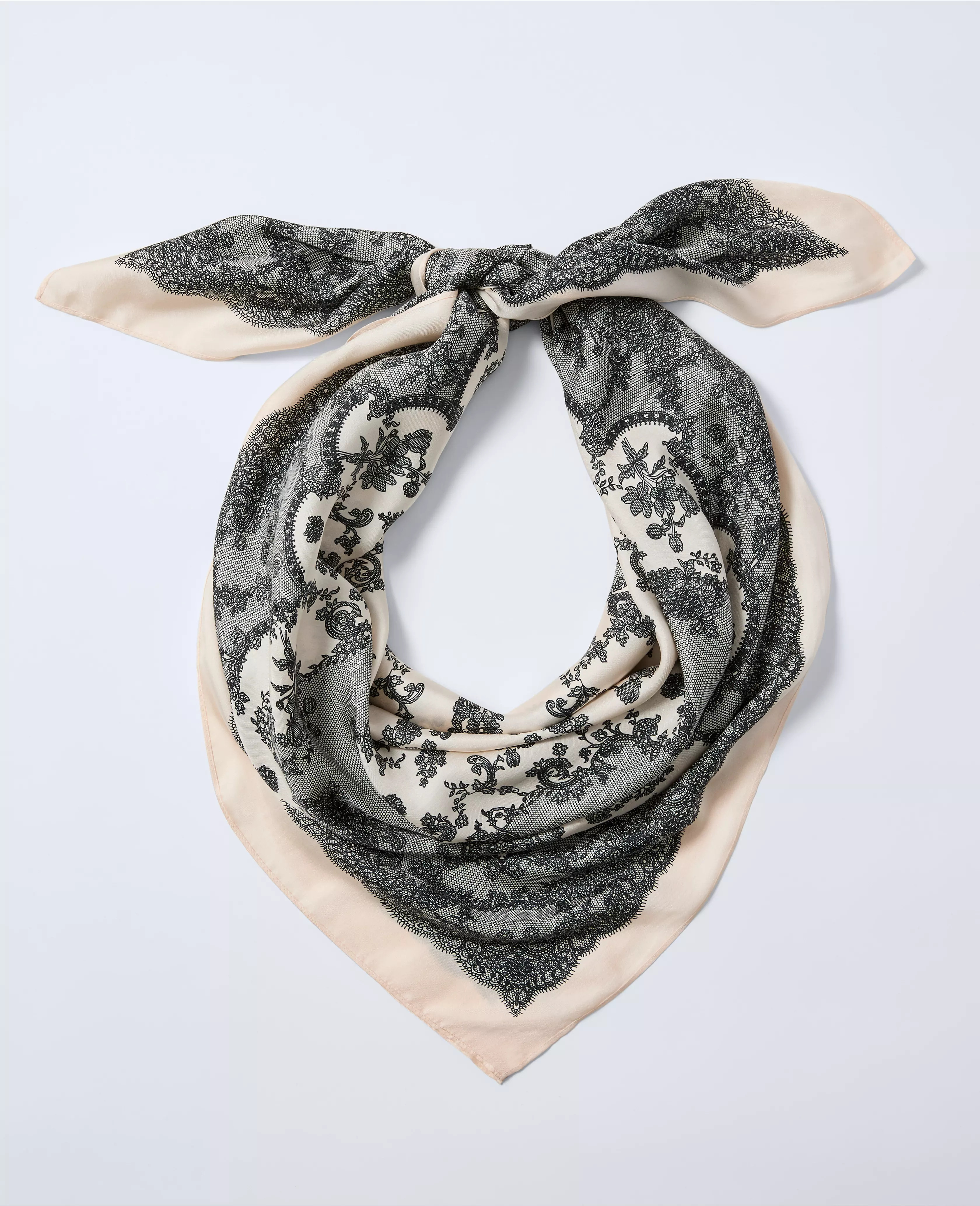 Printed Silk Scarf | Ann Taylor