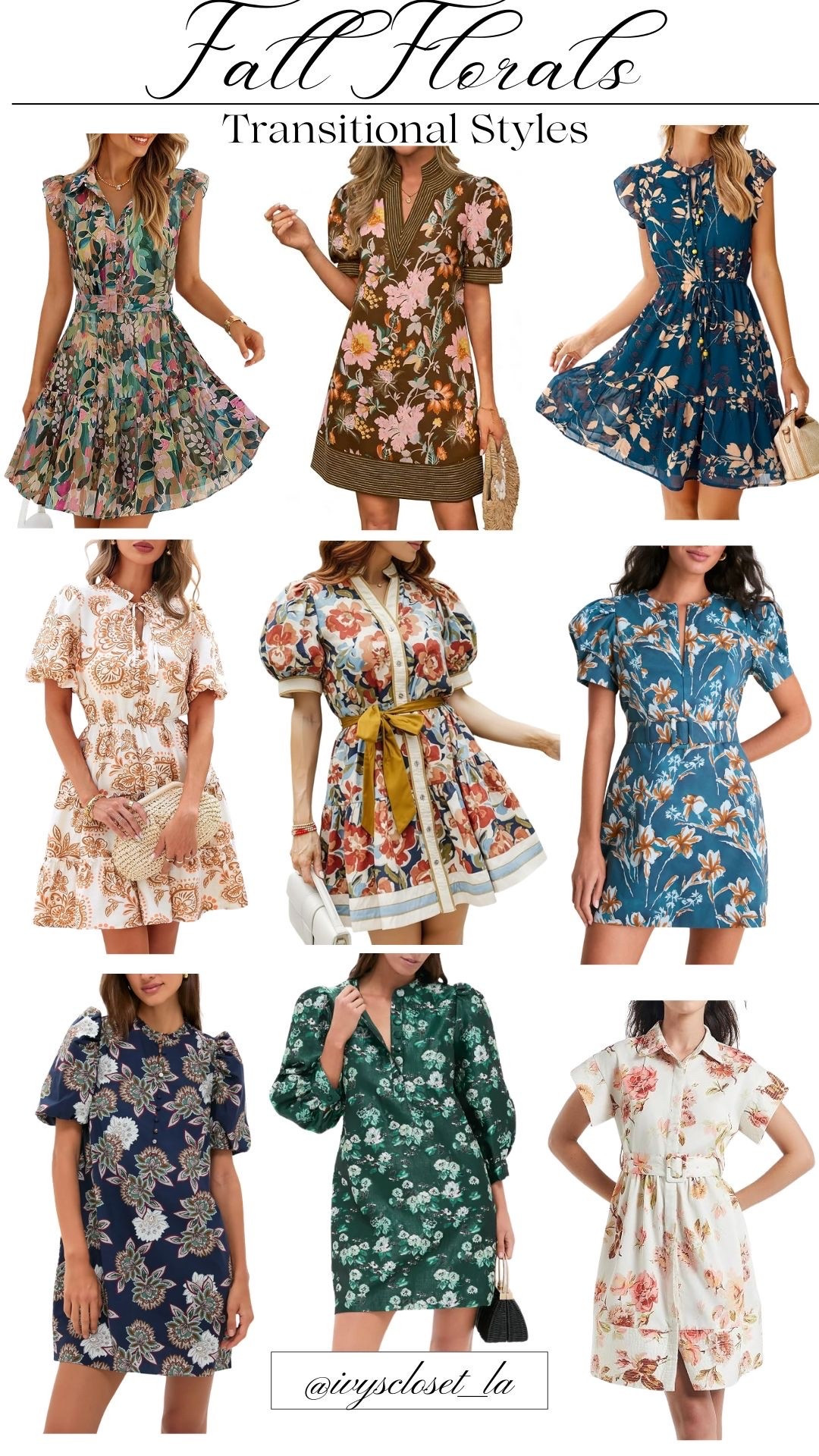 Pre Fall floral dresses

#LTKSeasonal #LTKSaleAlert #LTKWorkwear